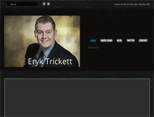 Tablet Screenshot of eryktrickett.com